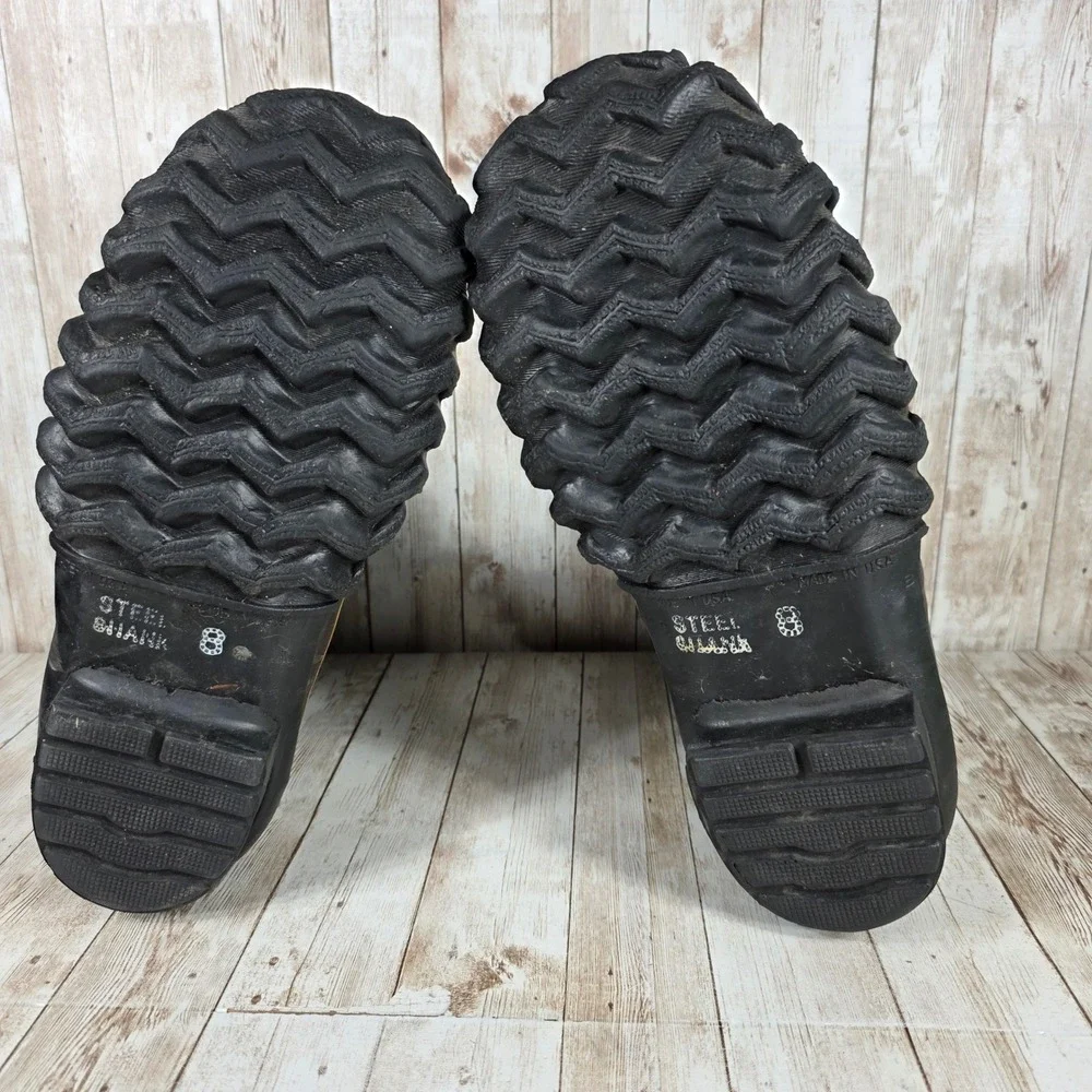 LaCrosse Insulated Duck‎ Boots Steel Shank Waterproof Winter Boots Size 8